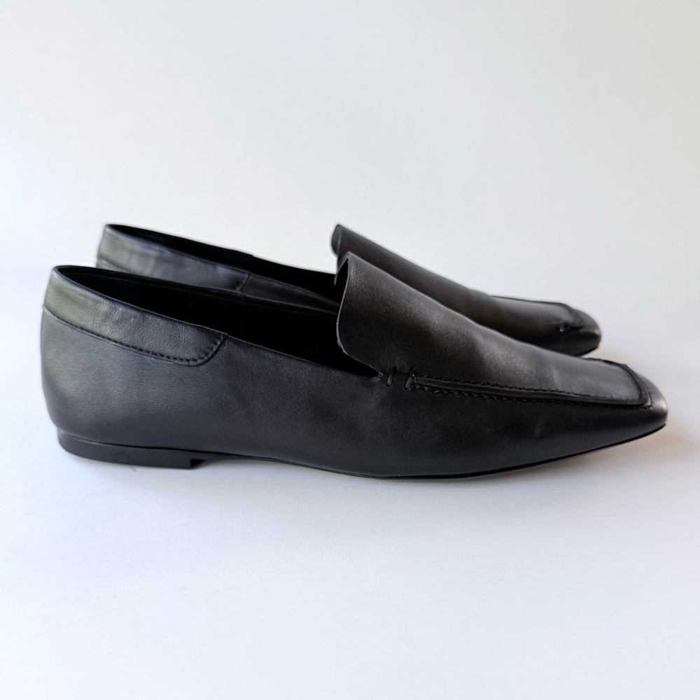 STAUD Becks Leather Loafers in Black 37.5 - Picture 4 of 16